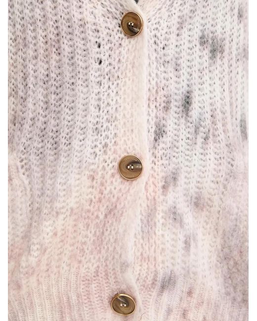 MARCIANO BY GUESS Natural Buttoned Cardigan
