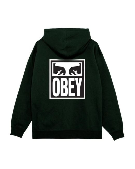 Obey Green Eyes Icon Hoodie for men
