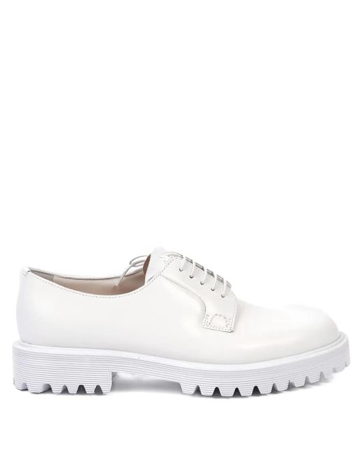 Church's White Lace-Up Derby Shoes