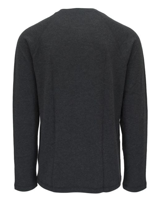 Faherty Brand Black Round Neck Jumper for men