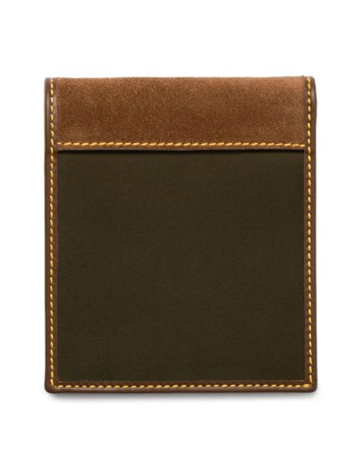 Prada Green Logo-Detail Wallet for men
