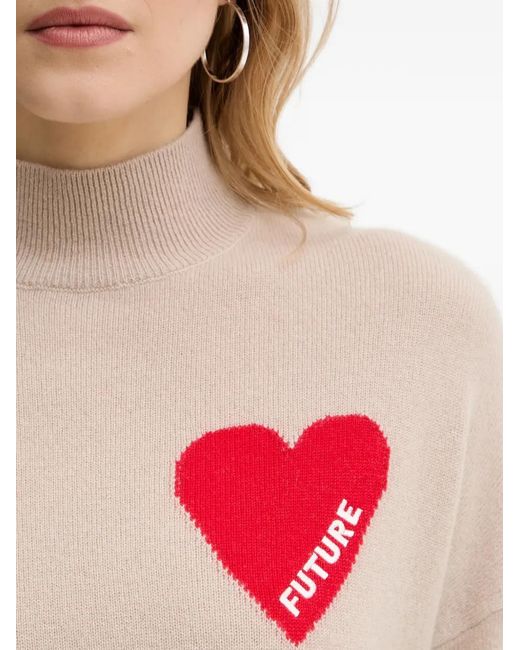 From Future Natural Heart High-Neck Sweater