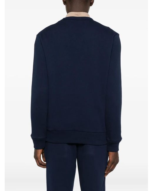 Polo Ralph Lauren Blue Logo-Embroidered Crew-Neck Sweatshirt for men