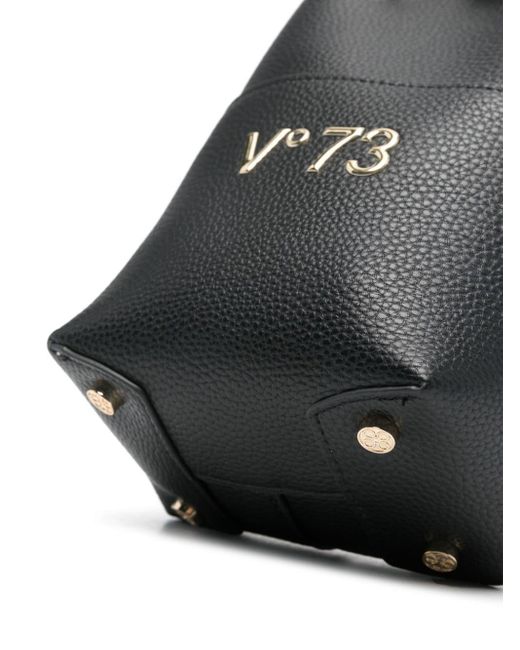 V73 Black Logo-lettering Bucket Bag