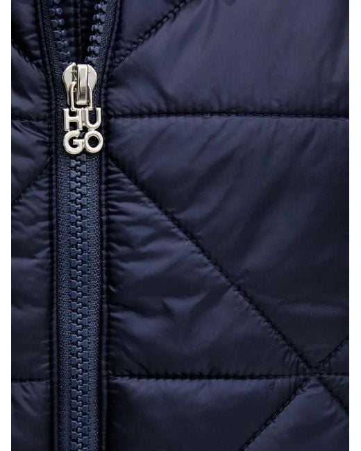 HUGO Blue Gesteppte Kapuzenjacke
