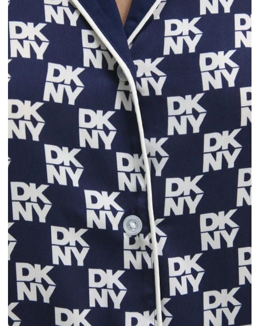DKNY ロゴ パジャマ Blue