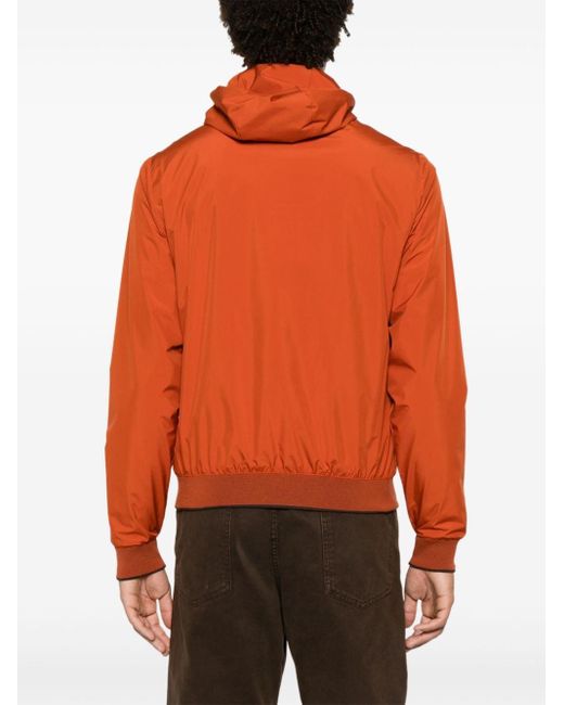 Moorer Orange Dennys-stp Reversible Jacket for men