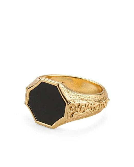 Emanuele Bicocchi Metallic Gebürsteter Ring