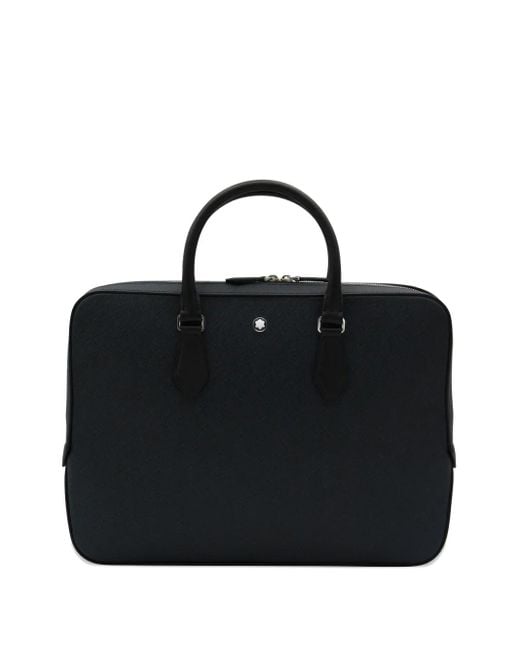 Montblanc Leather briefcase in Black für Herren