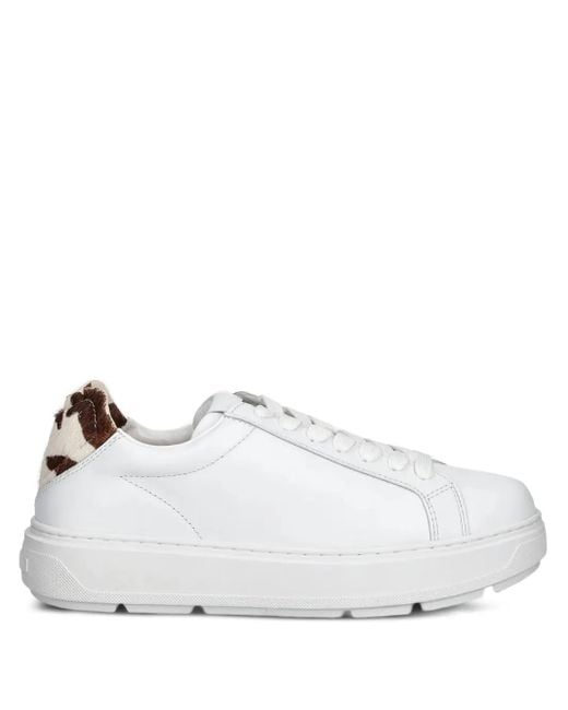 Sneakers Con Lacci di Love Moschino in White