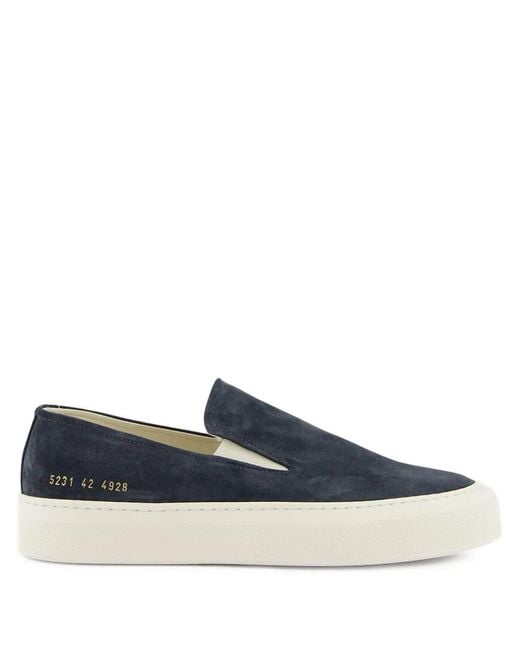 Common Projects Blue Slip-On Platform Sneakers for men