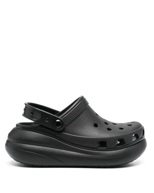 CROCSTM Black Classic Crush Clogs