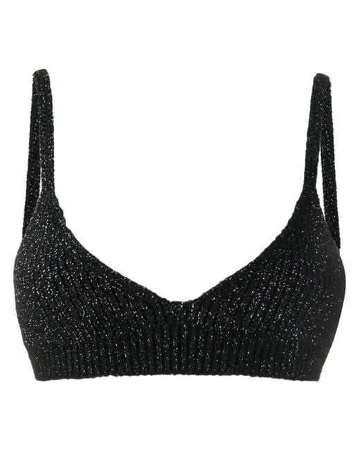 Alanui Black Cropped-Stricktop