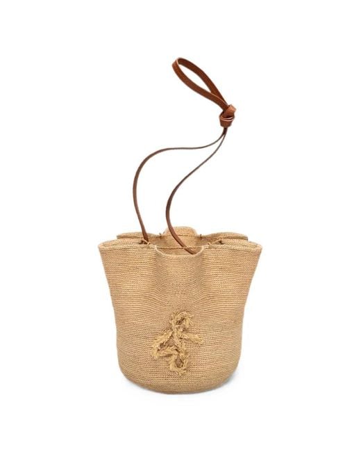 Ruslan Baginskiy Natural The Hatbag Straw Shoulder Bag