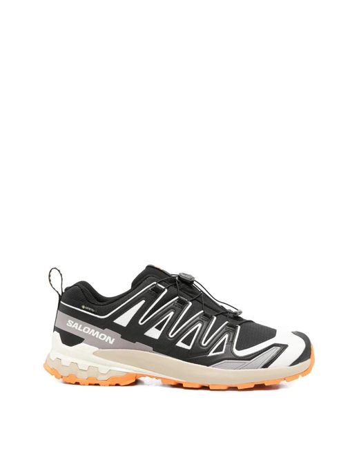 Salomon White Xa Pro 3D V9 Gtx Logo-Print Sneakers for men