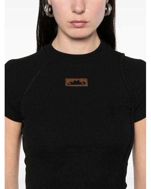 OTTOLINGER デコンストラクテッド Tシャツ Black
