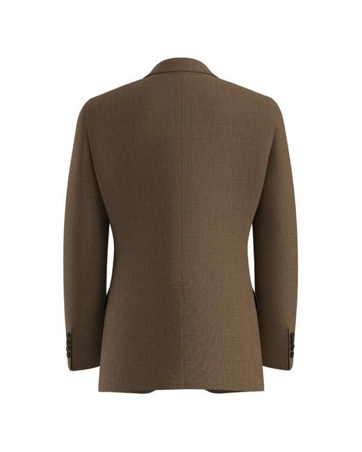 Boss Brown By Beckham Wool-Blend Slim-Fit Suit Jacket for men