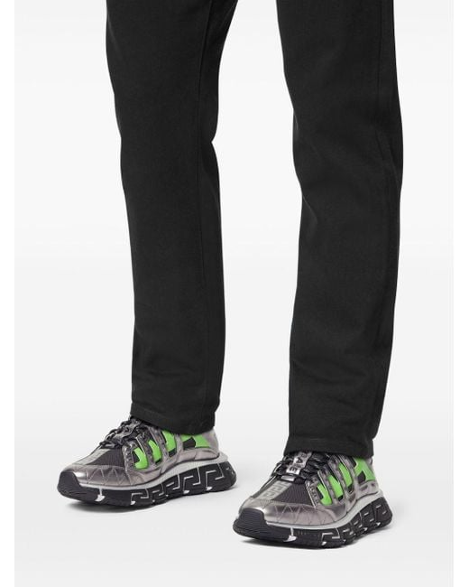 Versace Trigreca Sneakers mit dicker Sohle in Green für Herren