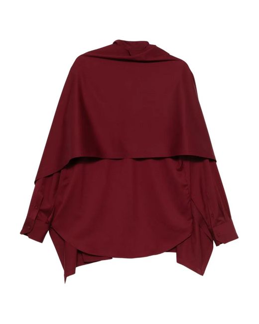 ARMARIUM Red Beatrice Buttoned Top
