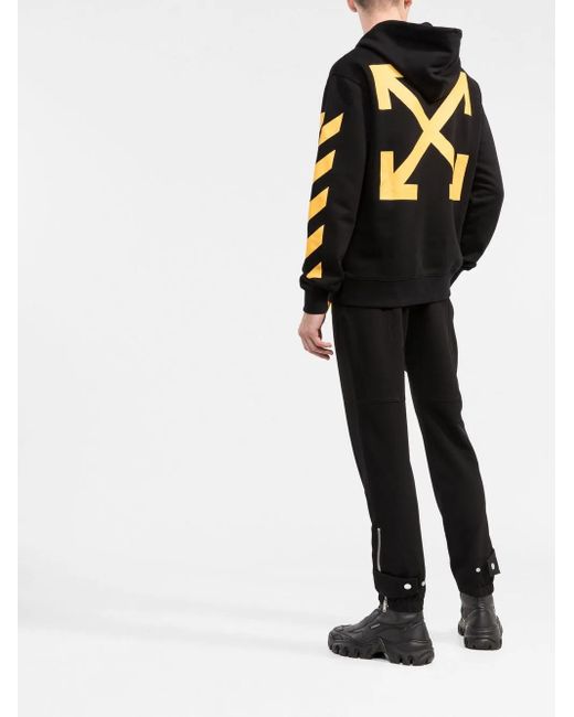 Sudadera con capucha y estampado de Caravaggio Off-White c/o Virgil Abloh de hombre de color Black