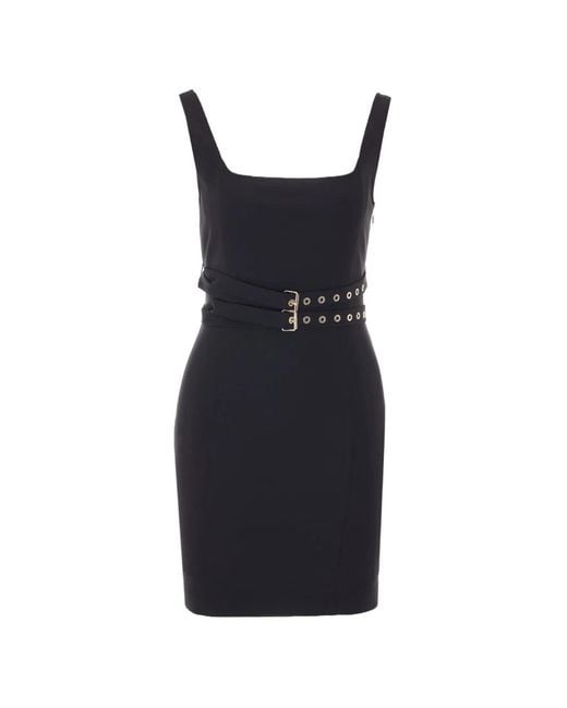 Liu Jo Black Belt Boat Neck Dress