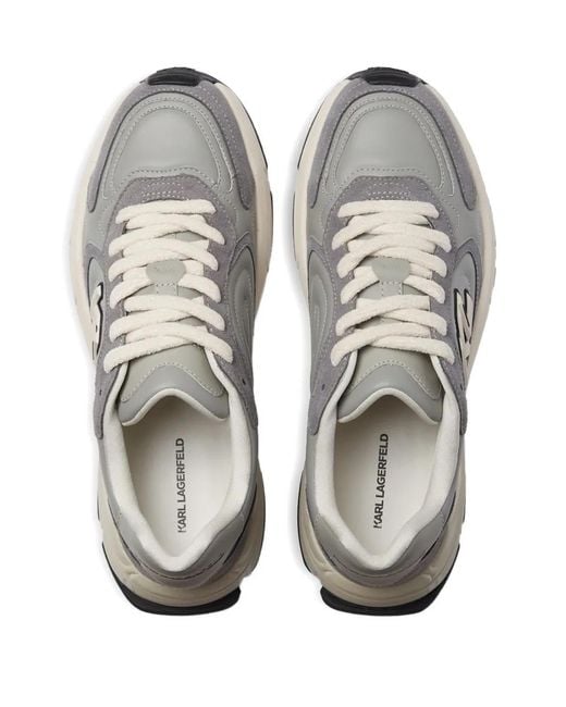 Karl Lagerfeld White Orion Sidetrim Sneakers for men