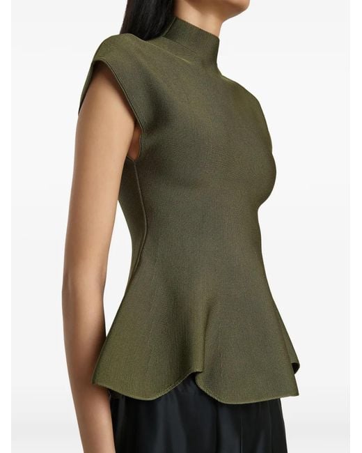 Khaite Green Andra Knit-Top