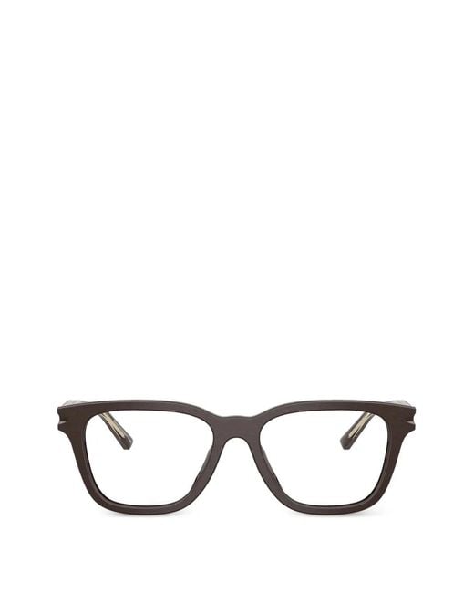 Giorgio Armani Black Square-Frame Glasses