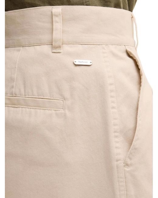 Barbour Natural Fern Pleated Shorts