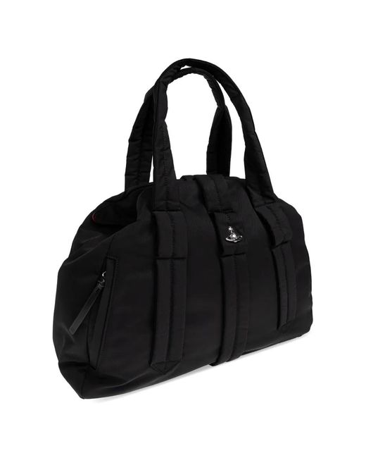 Vivienne Westwood Black Sac Cabas Utility Drill Sidney