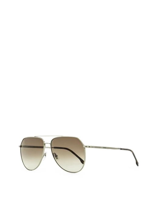 Boss Metallic Pilot-Frame Sunglasses for men