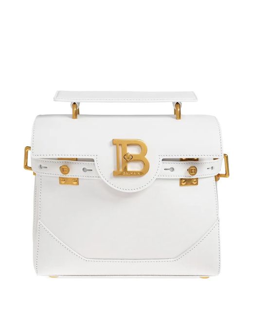 Balmain White Sac À Main 23 B-Buzz