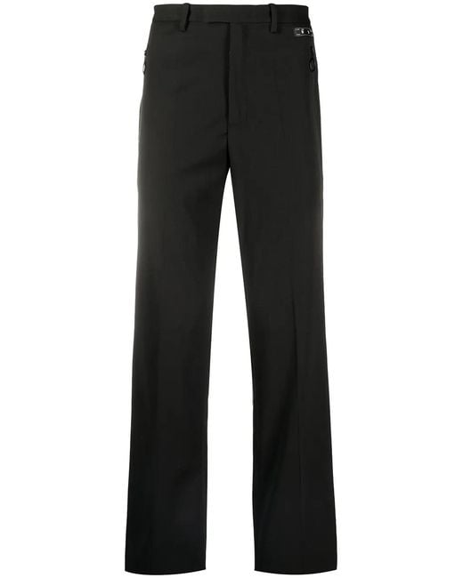 Off-White c/o Virgil Abloh Black Side-Stripe Tuxedo Trousers for men