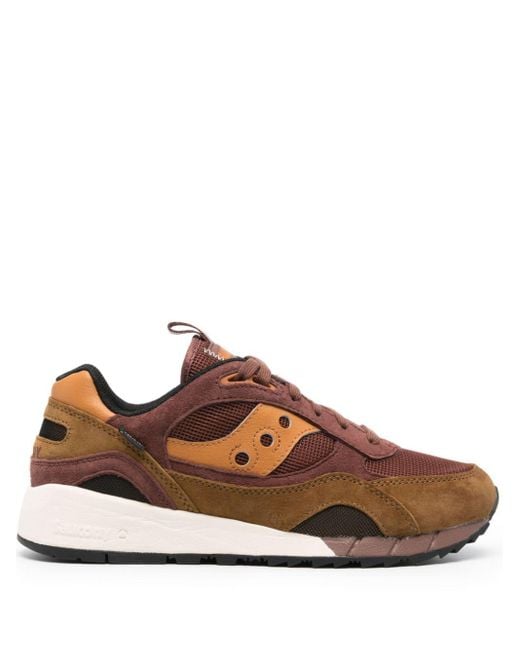 Saucony Brown Shadow 6000 Gtx Suede Sneakers