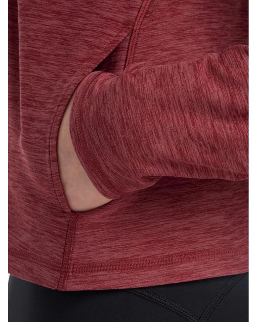 New Balance Red Space Dye Zip-Up Jacket