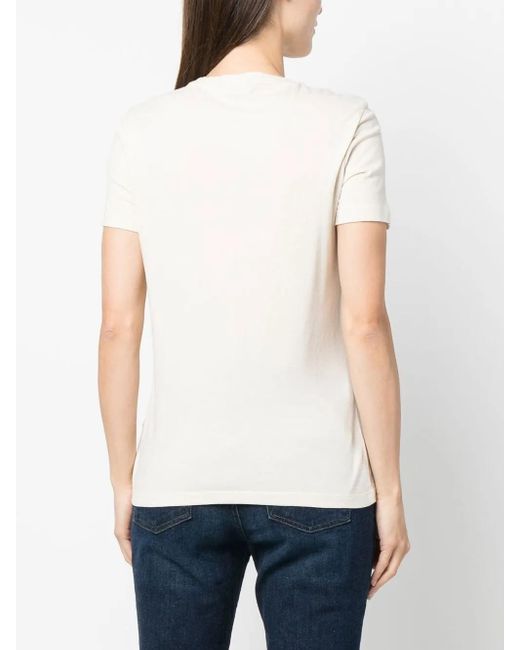 Ralph Lauren White Katlin Short-Sleeved T-Shirt