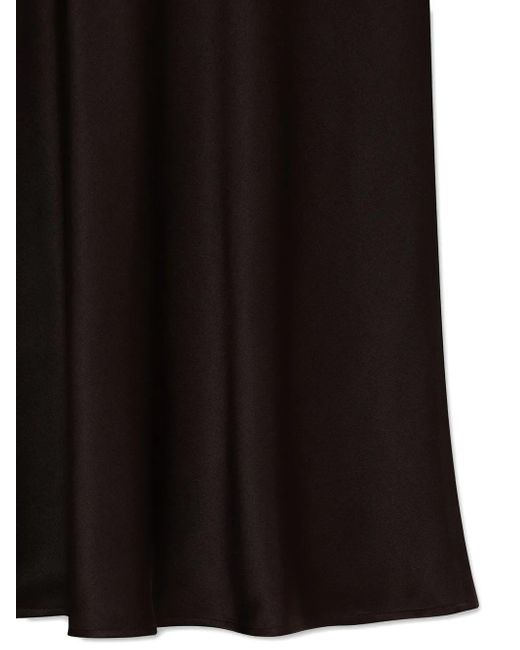 Anine Bing Black Elasticated Bar Midi Skirt