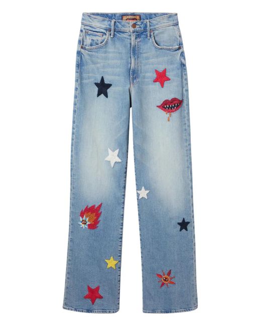 X Mother The Maven Jean Sneak LaDoubleJ en coloris Blue