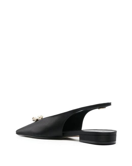 Lanvin Black Swing Slingback Pumps