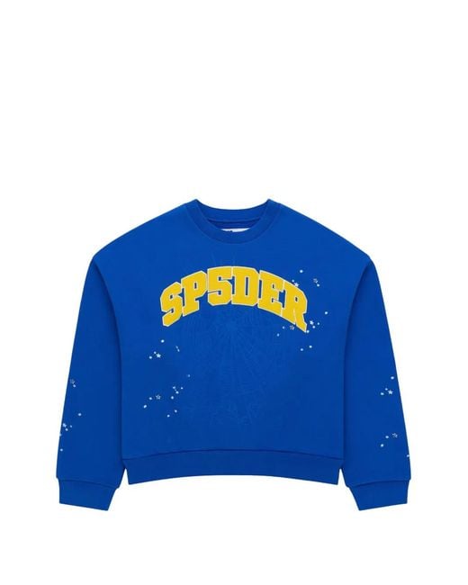 Jersey Varsity Web Sp5der de hombre de color Blue
