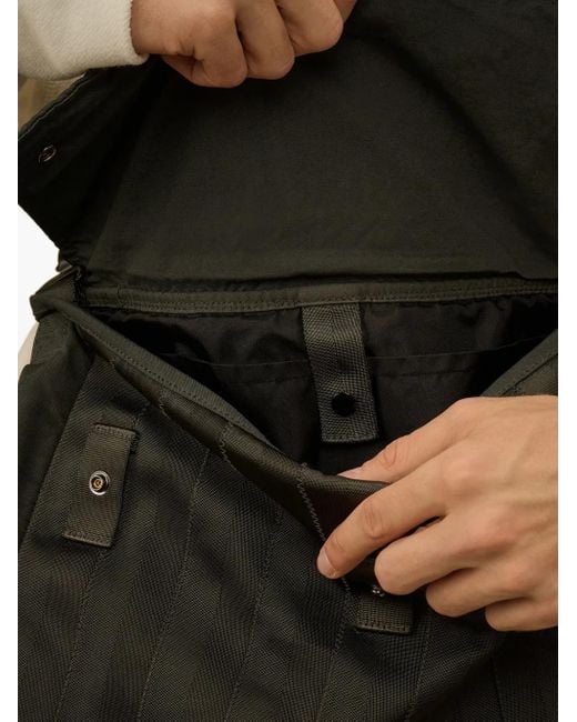 C P Company Schoudertas Met Gestikt Detail in het Black voor heren