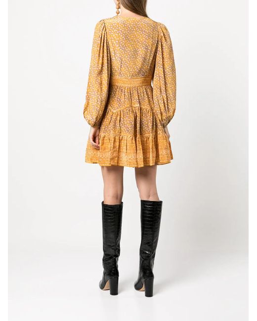 Abito Con Maniche A Palloncino Hayana di Ulla Johnson in Yellow