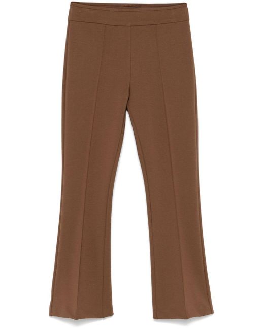 Blanca Vita Brown Flared Trousers