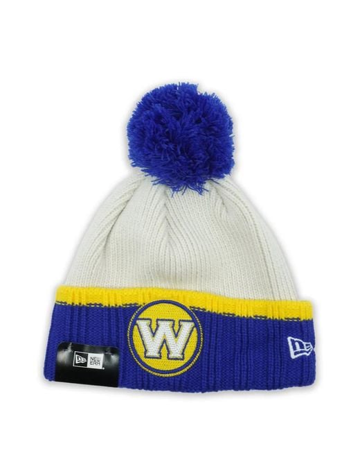 KTZ Blue X Golden State Warriors Prime Team Beanie Hat for men