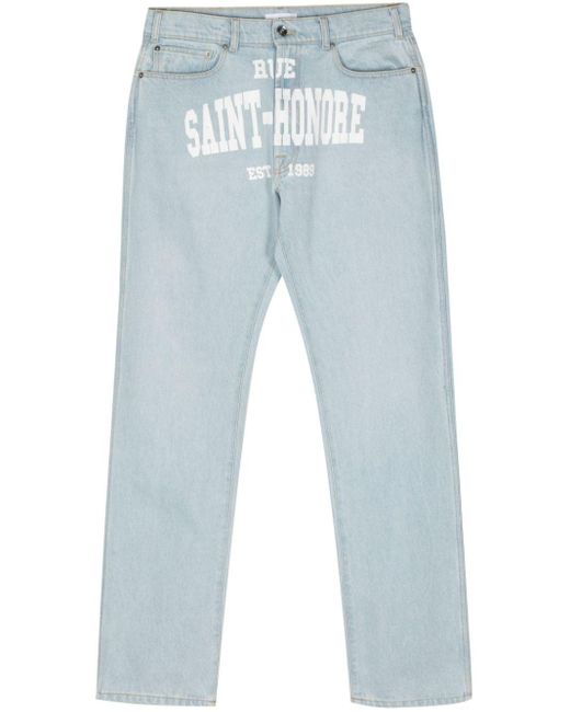 1989 STUDIO Blue Saint Honore Straight Jeans for men
