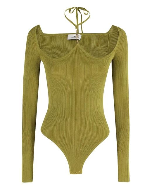 Body A Coste di Elisabetta Franchi in Green