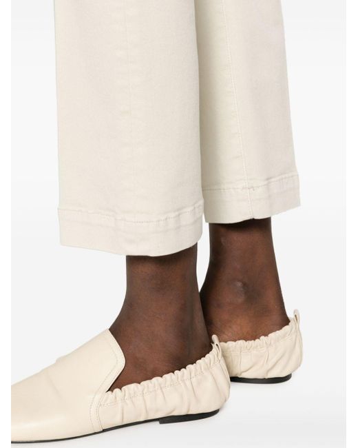 Sportmax Natural Nilly Mid-rise Cropped Jeans