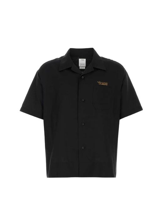 Visvim Black Embroidered Shirt for men