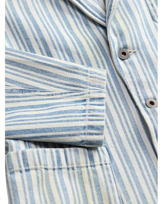 RRL Blue Striped Blazer