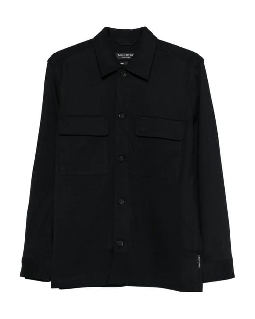 Marc O' Polo Black Surchemise À Poche Boutonnée for men